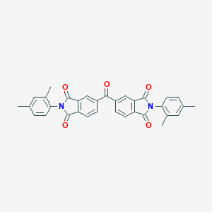 molecular formula C33H24N2O5 B340085 2-(2,4-Dimethylphenyl)-5-[2-(2,4-dimethylphenyl)-1,3-dioxoisoindole-5-carbonyl]isoindole-1,3-dione 