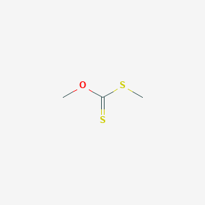 molecular formula C3H6OS2 B034010 Carbonodithioic acid, O,S-dimethyl ester CAS No. 19708-81-7