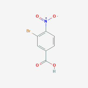 molecular formula C7H4BrNO4 B034021 3-Bromo-4-nitrobenzoic acid CAS No. 101420-81-9