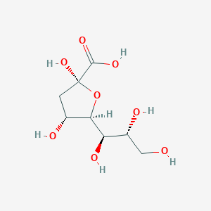 (2S,4R,5R)-2,4-Dihydroxy-5-[(1R,2R)-1,2,3-trihydroxypropyl]oxolane-2-carboxylic acid