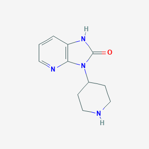 B034027 3-(Piperidin-4-yl)-1H-imidazo[4,5-b]pyridin-2(3H)-one CAS No. 107618-03-1