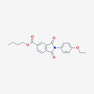 molecular formula C21H21NO5 B340274 Butyl 2-(4-ethoxyphenyl)-1,3-dioxoisoindole-5-carboxylate 