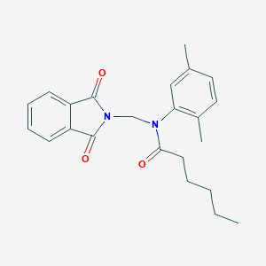 molecular formula C23H26N2O3 B340278 N-(2,5-dimethylphenyl)-N-[(1,3-dioxoisoindol-2-yl)methyl]hexanamide 