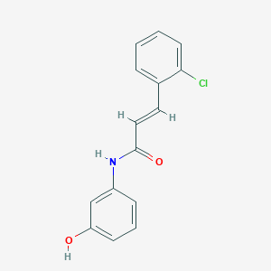 (2E)-3-(2-Chlorophenyl)-N-(3-hydroxyphenyl)acrylamide