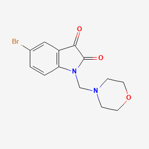 5-Bromo-1-(morpholinomethyl)indoline-2,3-dione