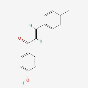 molecular formula C16H14O2 B3405864 (2E)-1-(4-hydroxyphenyl)-3-(4-methylphenyl)prop-2-en-1-one CAS No. 155269-24-2