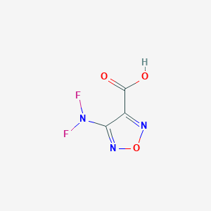 4-(Difluoroamino)-1,2,5-oxadiazole-3-carboxylic acid