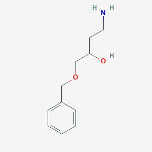 molecular formula C11H17NO2 B3405904 4-Amino-1-(benzyloxy)butan-2-ol CAS No. 166746-63-0