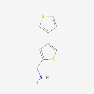 [3,3'-Bithiophen]-5-ylmethanamine