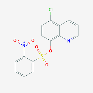 5-Chloroquinolin-8-yl 2-nitrobenzene-1-sulfonate