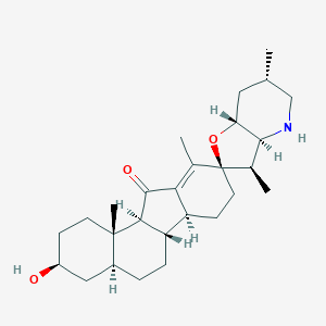 molecular formula C27H41NO3 B034061 Hupehenisine CAS No. 105814-56-0