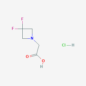 2-(3,3-Difluoroazetidin-1-yl)acetic acid hydrochloride