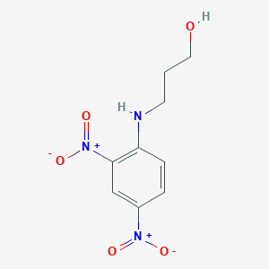 molecular formula C9H11N3O5 B3406350 3-[(2,4-Dinitrophenyl)amino]propan-1-ol CAS No. 30726-75-1