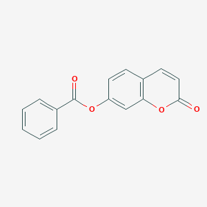 molecular formula C16H10O4 B3406380 (2-oxochromen-7-yl) benzoate CAS No. 31005-05-7
