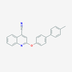 molecular formula C23H16N2O B340647 2-[(4'-methylbiphenyl-4-yl)oxy]quinoline-4-carbonitrile 