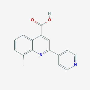 8-Methyl-2-pyridin-4-ylquinoline-4-carboxylic acid