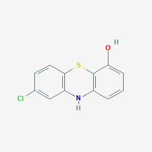molecular formula C12H8ClNOS B034073 8-Chloro-10H-phenothiazin-4-ol CAS No. 19807-55-7