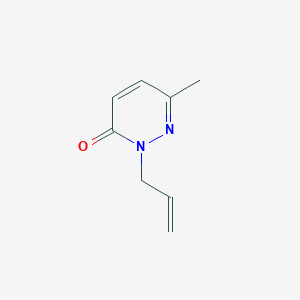 molecular formula C8H10N2O B3407451 2-Allyl-6-methylpyridazin-3(2H)-one CAS No. 65536-88-1