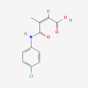 (Z)-4-((4-chlorophenyl)amino)-3-methyl-4-oxobut-2-enoic acid