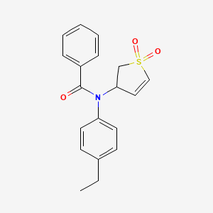 N-(1,1-dioxido-2,3-dihydrothiophen-3-yl)-N-(4-ethylphenyl)benzamide