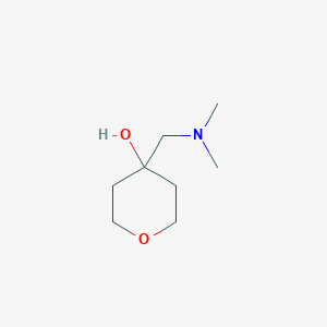 molecular formula C8H17NO2 B3407696 4-[(Dimethylamino)methyl]oxan-4-ol CAS No. 84186-10-7
