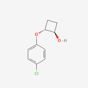 (1R,2R)-2-(4-chlorophenoxy)cyclobutan-1-ol