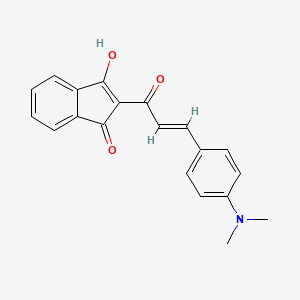 (E)-2-(3-(4-(dimethylamino)phenyl)acryloyl)-3-hydroxy-1H-inden-1-one