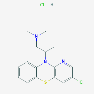 10-(2-Dimethylamino-propyl(1))-2-chlor-4-azaphenthiazin hydrochlorid [German]
