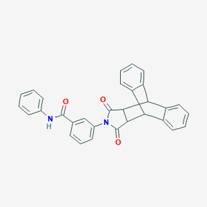 molecular formula C31H22N2O3 B340921 3-(16,18-dioxo-17-azapentacyclo[6.6.5.0~2,7~.0~9,14~.0~15,19~]nonadeca-2,4,6,9,11,13-hexaen-17-yl)-N-phenylbenzamide (non-preferred name) 