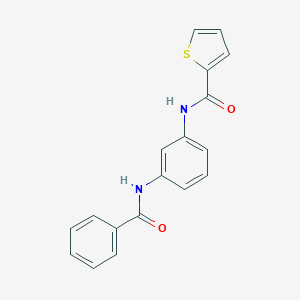 molecular formula C18H14N2O2S B340930 N-[3-(benzoylamino)phenyl]-2-thiophenecarboxamide 
