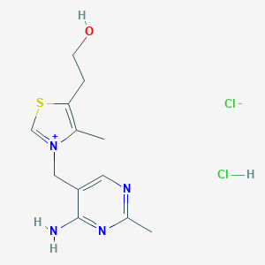 molecular formula HC12H17ON4SCl2<br>C12H18Cl2N4OS B000341 Thiamine hydrochloride CAS No. 67-03-8