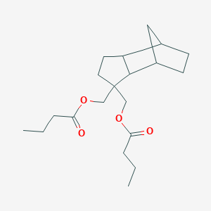 molecular formula C20H32O4 B034117 (Octahydro-4,7-methano-1H-indenediyl)bis(methylene) dibutyrate CAS No. 102110-10-1
