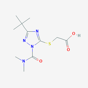 molecular formula C11H18N4O3S B034132 Triazamate acid CAS No. 110895-51-7