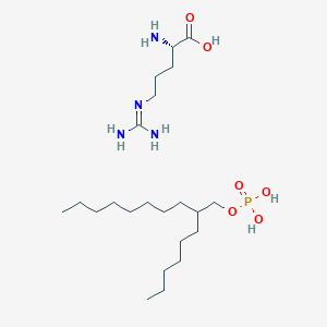 molecular formula C22H49N4O6P B034140 Arginine hexyldecyl phosphate CAS No. 111129-35-2