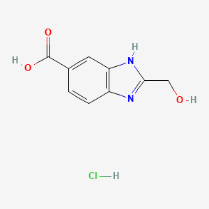 2-Hydroxymethyl-1H-benzoimidazole-5-carboxylic acid hydrochloride
