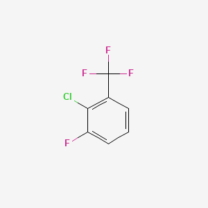 molecular formula C7H3ClF4 B3415220 2-Chloro-3-fluorobenzotrifluoride CAS No. 1099597-97-3