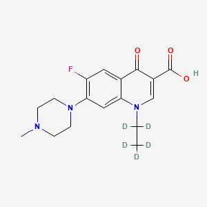 molecular formula C17H20FN3O3 B3415265 Pefloxacin-d5 CAS No. 1228182-51-1