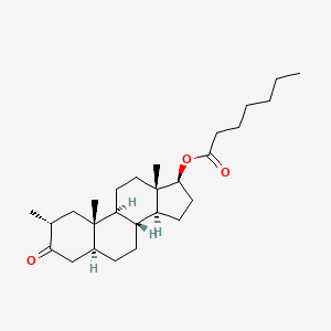 molecular formula C27H44O3 B3415291 Drostanolone Enanthate CAS No. 13425-31-5