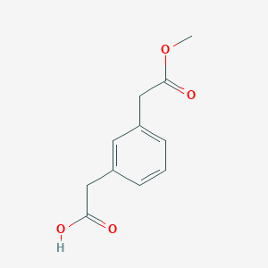 [3-(2-Methoxy-2-oxoethyl)phenyl]acetic acid