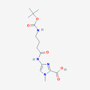 4-(4-Tert-butoxycarbonylaminobutyrylamino)-1-methyl-1h-imidazole-2-carboxylic acid