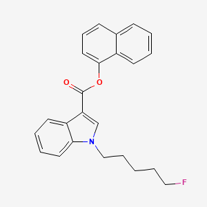 molecular formula C24H22FNO2 B3415420 Naphthalen-1-yl 1-(5-fluoropentyl)-1h-indole-3-carboxylate CAS No. 2042201-16-9