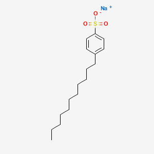 molecular formula C17H27NaO3S B3415428 Benzenesulfonic acid, 4-undecyl-, sodium salt CAS No. 20466-34-6