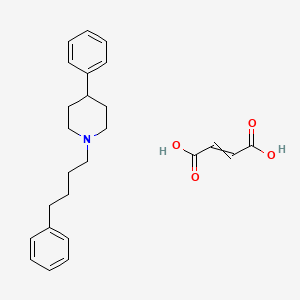 molecular formula C25H31NO4 B3415466 but-2-enedioic acid;4-phenyl-1-(4-phenylbutyl)piperidine CAS No. 207572-62-1