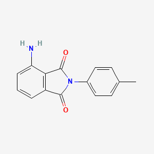 molecular formula C15H12N2O2 B3415483 4-Amino-2-p-tolylisoindole-1,3-dione CAS No. 20871-07-2