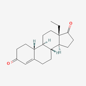 molecular formula C19H26O2 B3415545 Gon-4-ene-3,17-dione, 13-ethyl- CAS No. 23477-67-0
