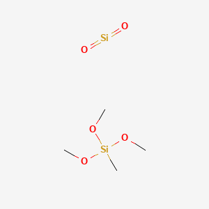 molecular formula C4H12O3Si B3415582 dioxosilane;trimethoxy(methyl)silane CAS No. 68584-81-6