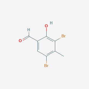 3,5-Dibromo-2-hydroxy-4-methylbenzaldehyde