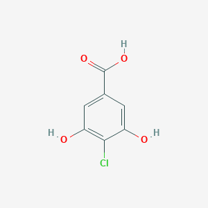 4-Chloro-3,5-dihydroxybenzoic acid
