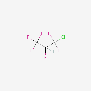 molecular formula C3HClF6 B3415753 1-氯-1,1,2,3,3,3-六氟丙烷 CAS No. 359-58-0