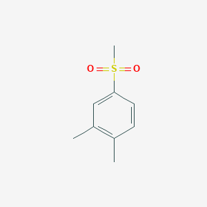 molecular formula C9H12O2S B3415809 4-methanesulfonyl-1,2-dimethylbenzene CAS No. 38452-49-2